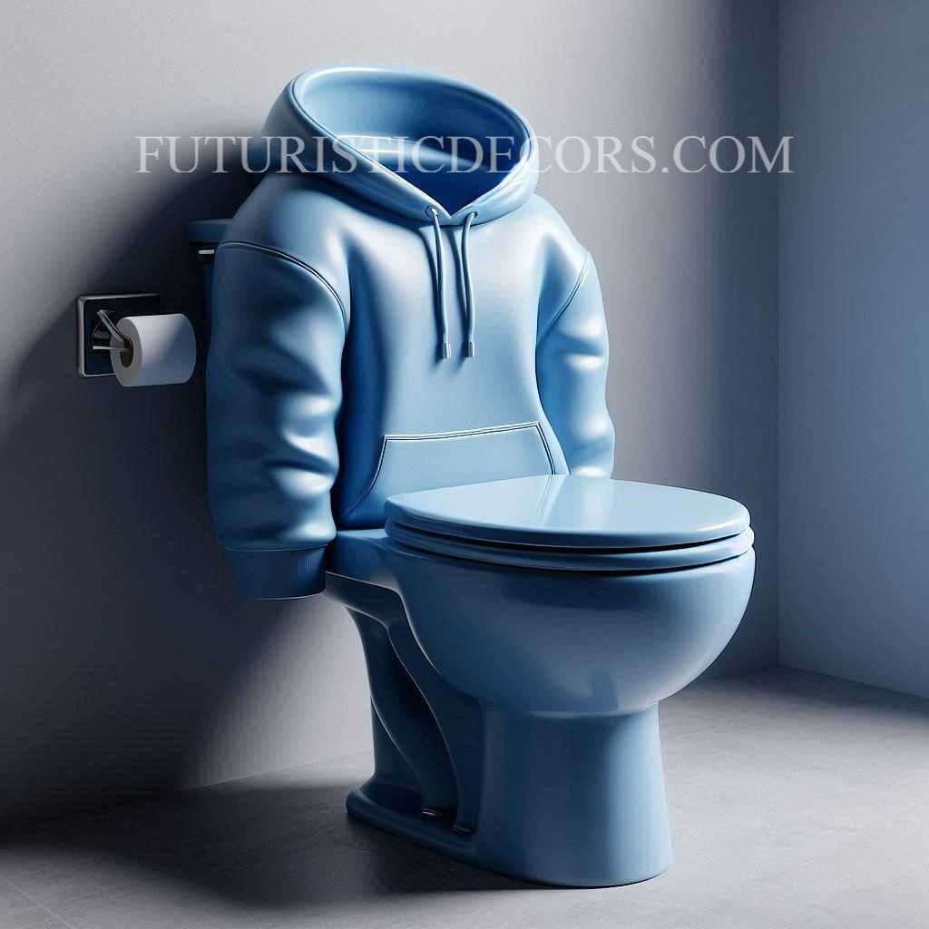 Hoodie Shaped Toilets