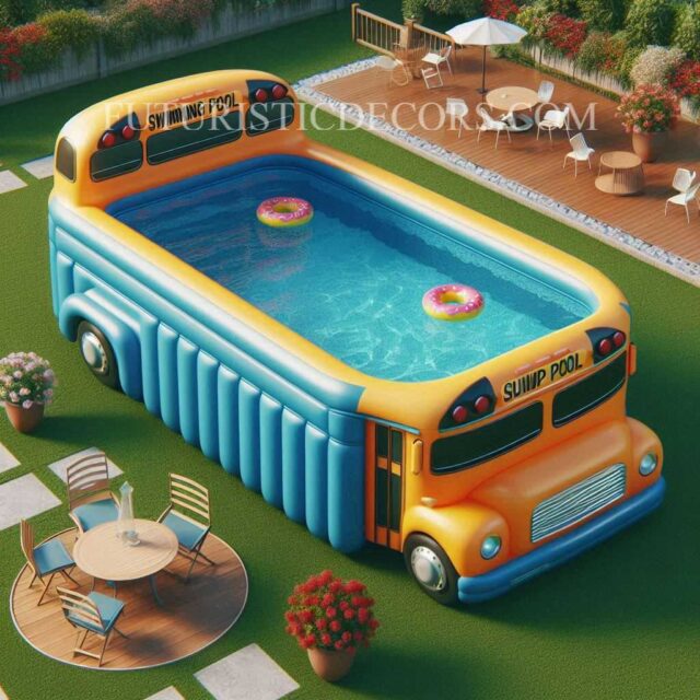 Bus Swimming Pool