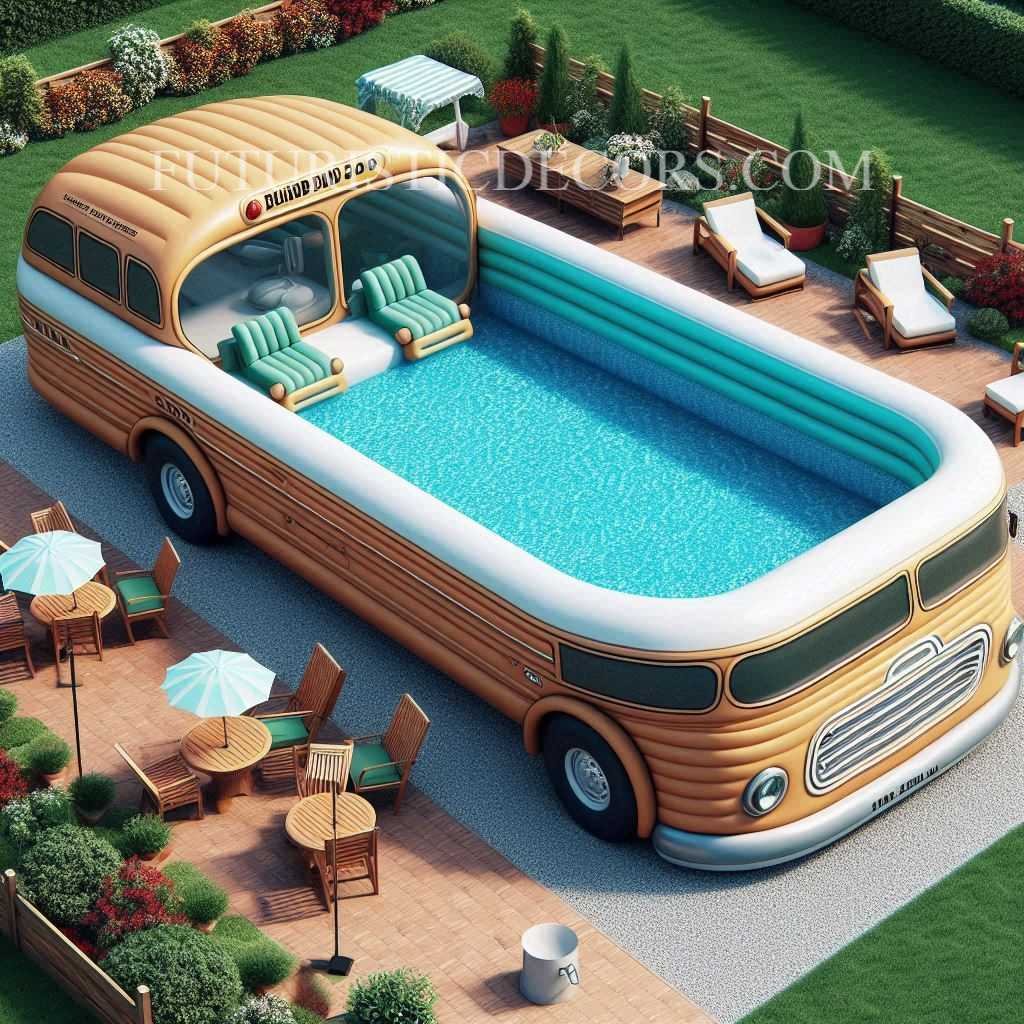 Bus Swimming Pool