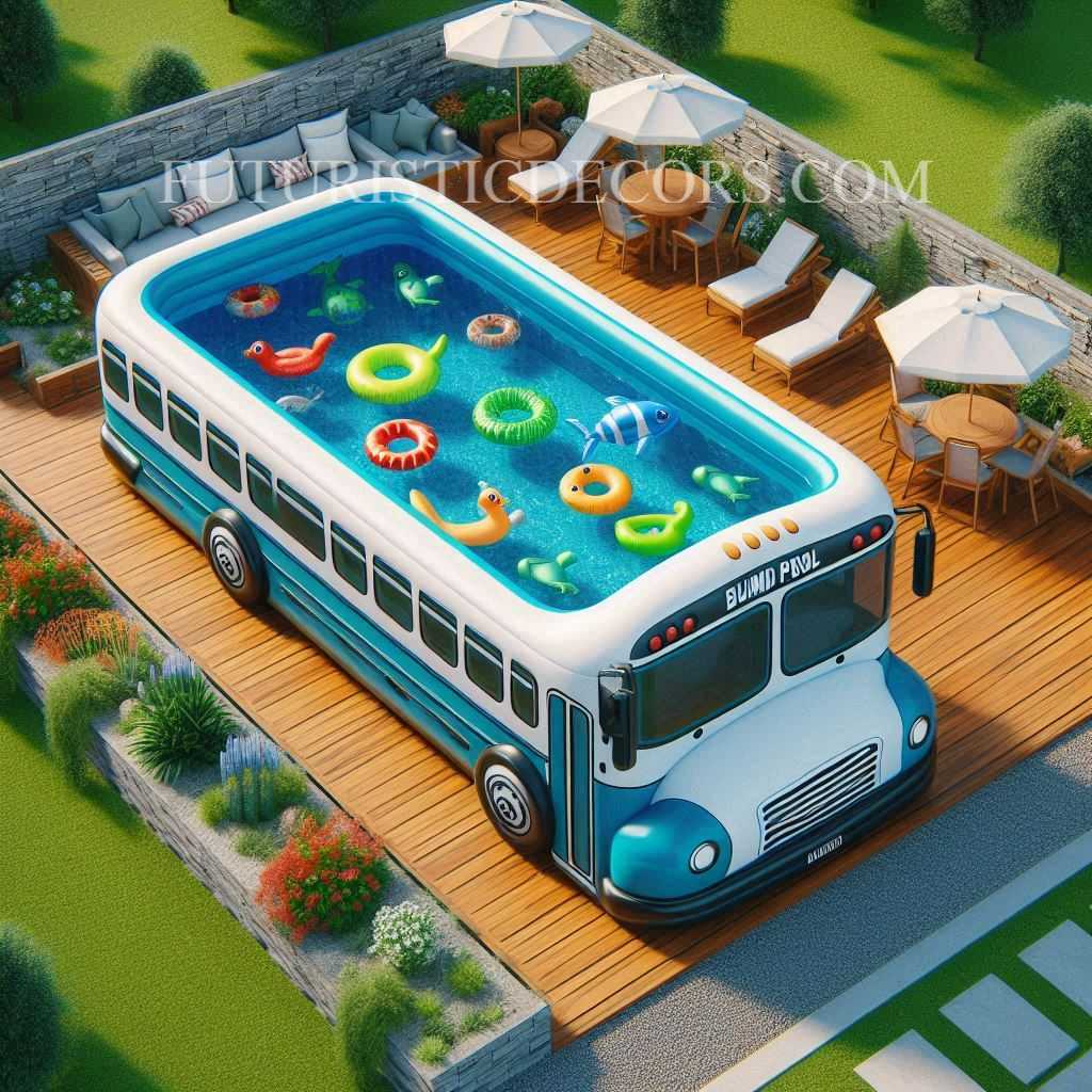 Bus Swimming Pool