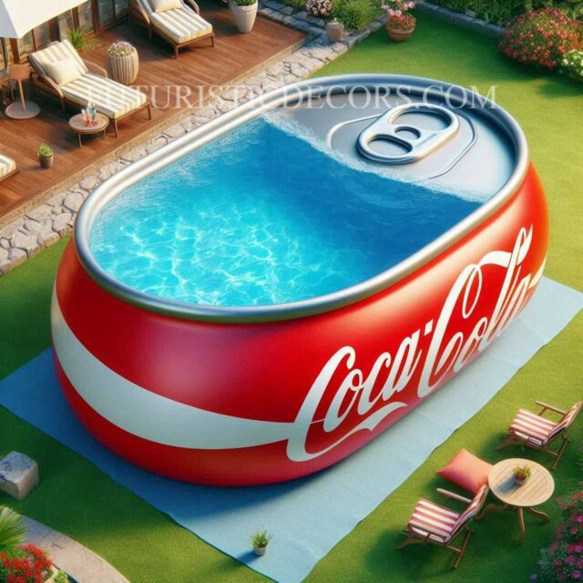 Coca Cola Shaped Pool