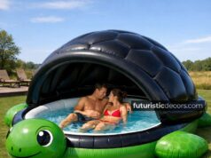 Inflatable Turtle Pool | The Cutest Outdoor Pool Trend of 2026 Turtle Inflatable Dome Pools