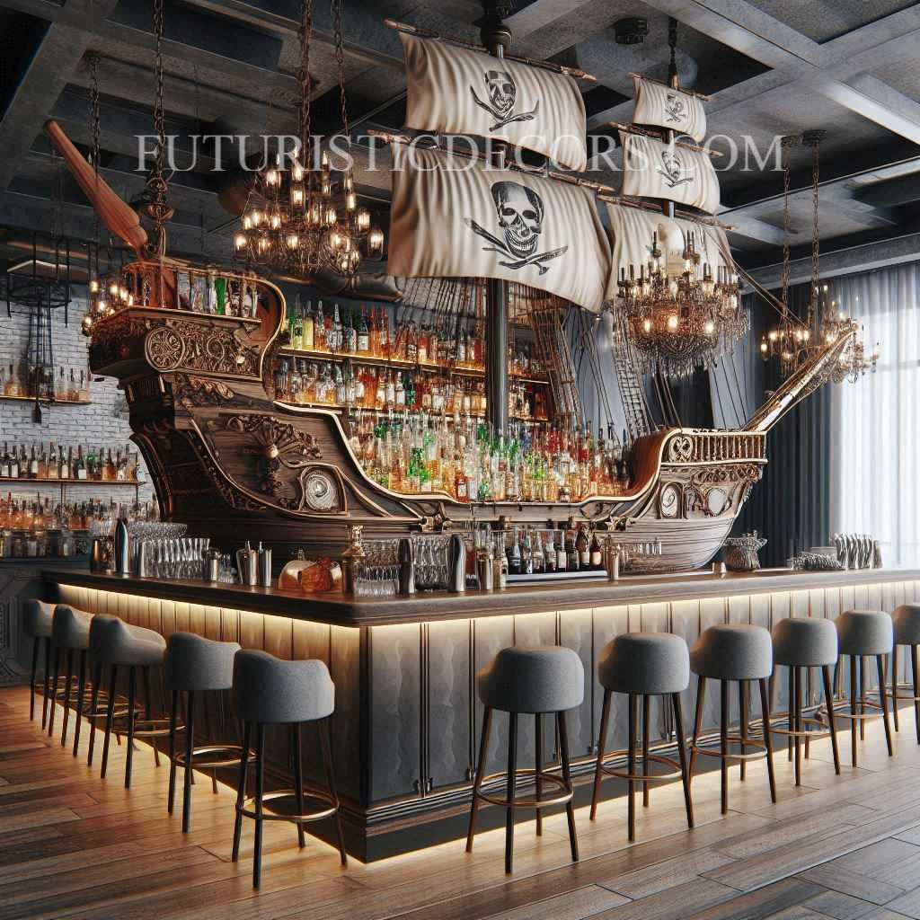 Pirate Ship Home Bars