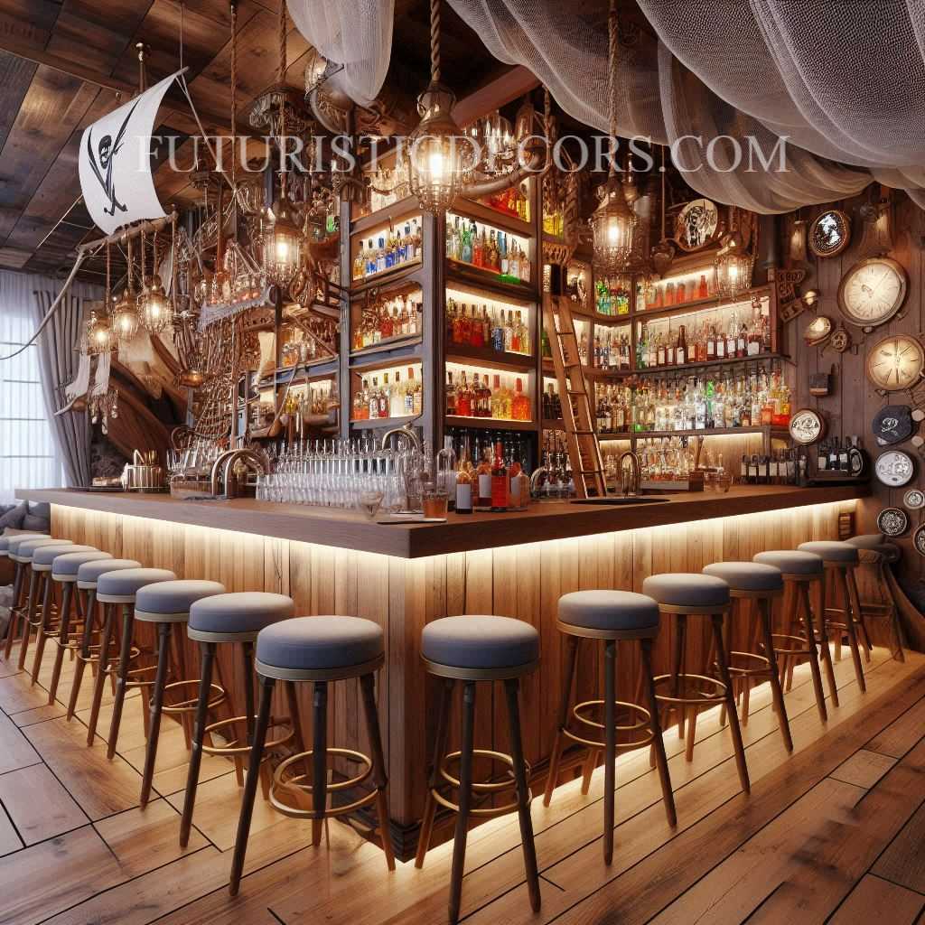 Pirate Ship Home Bars