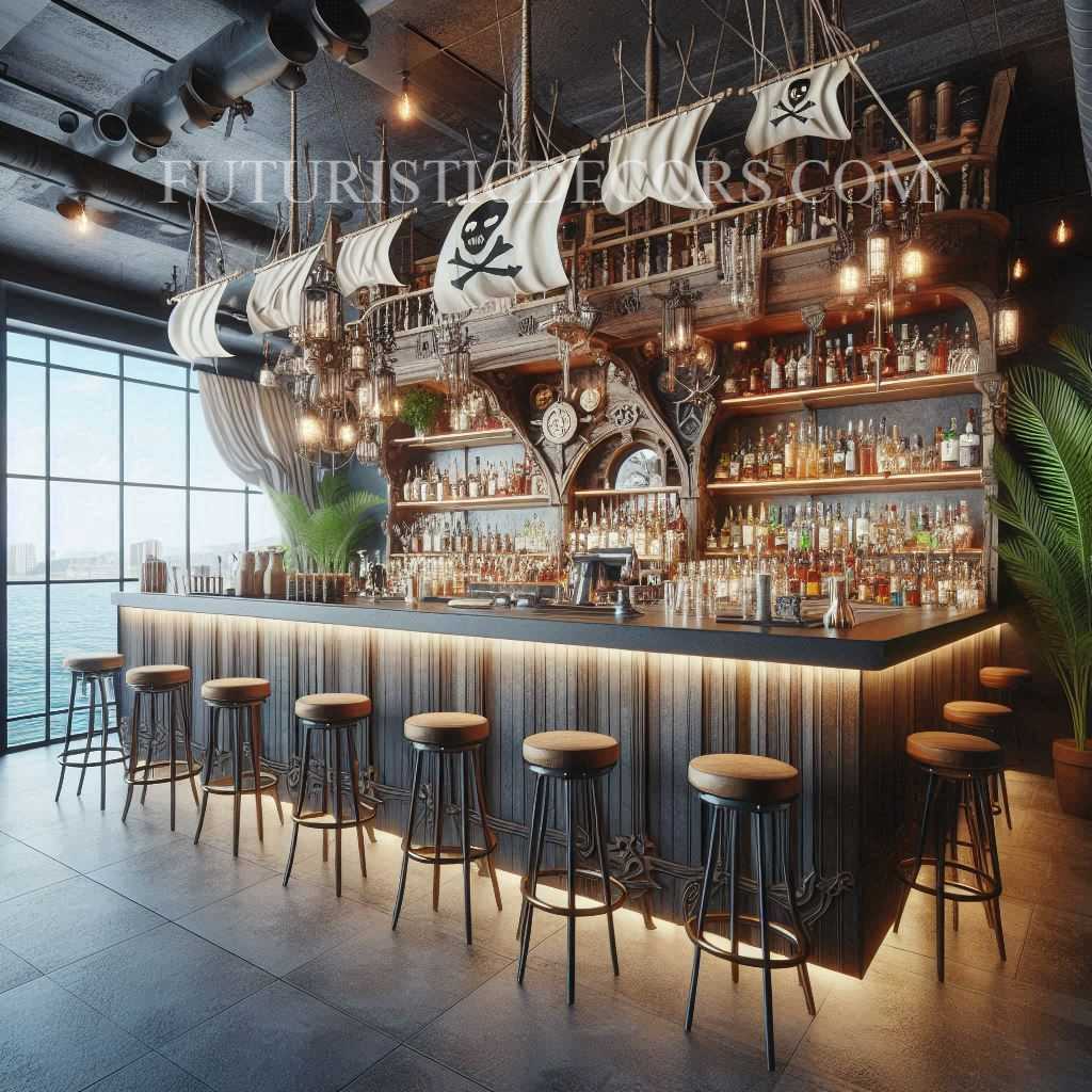 Pirate Ship Home Bars