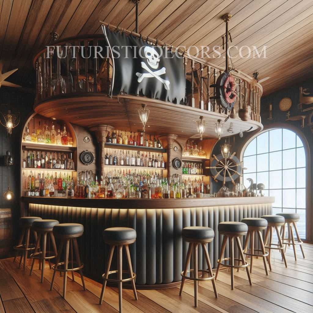 Pirate Ship Home Bars