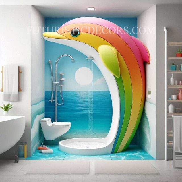 Sea Animal Inspired Shower