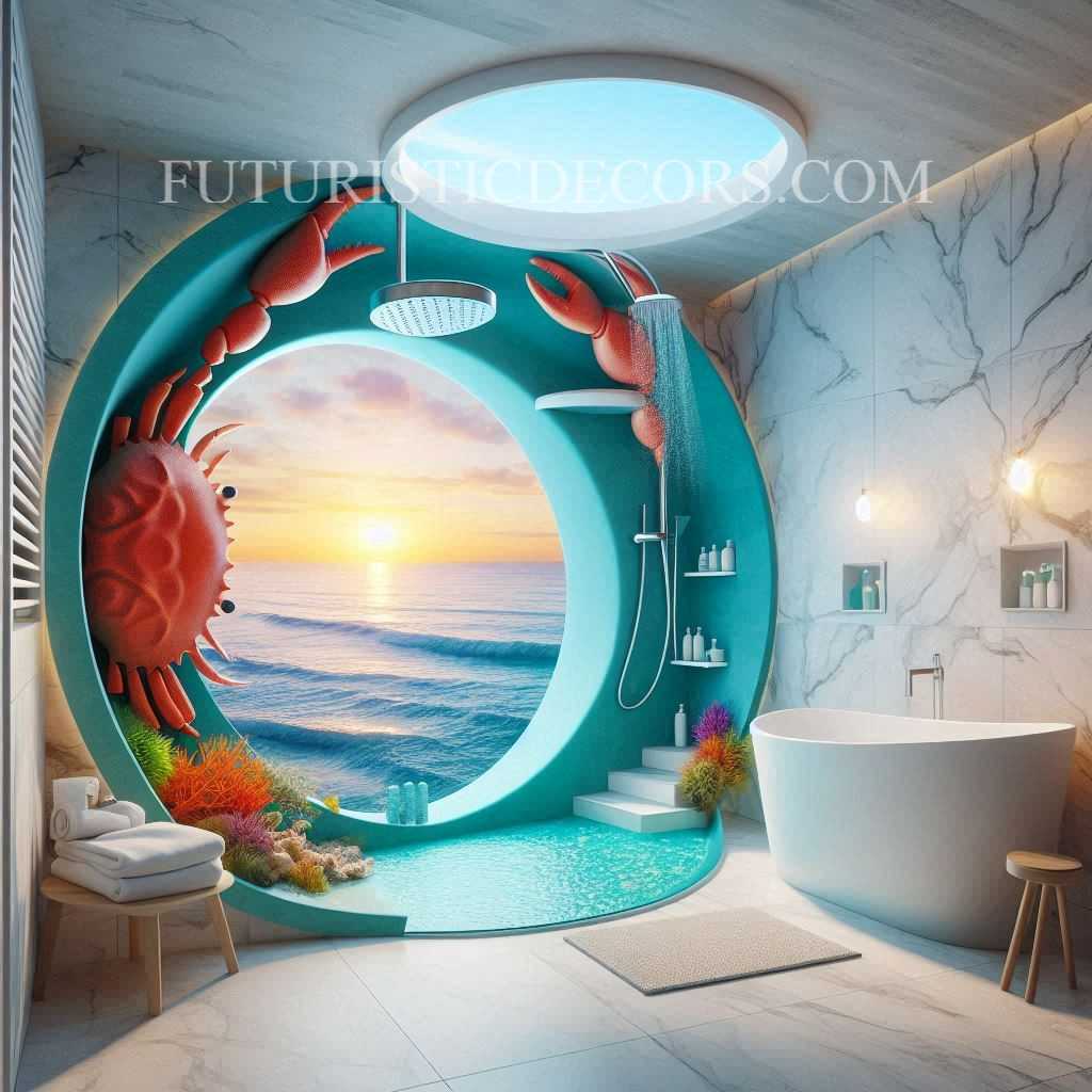 Sea Animal Inspired Shower