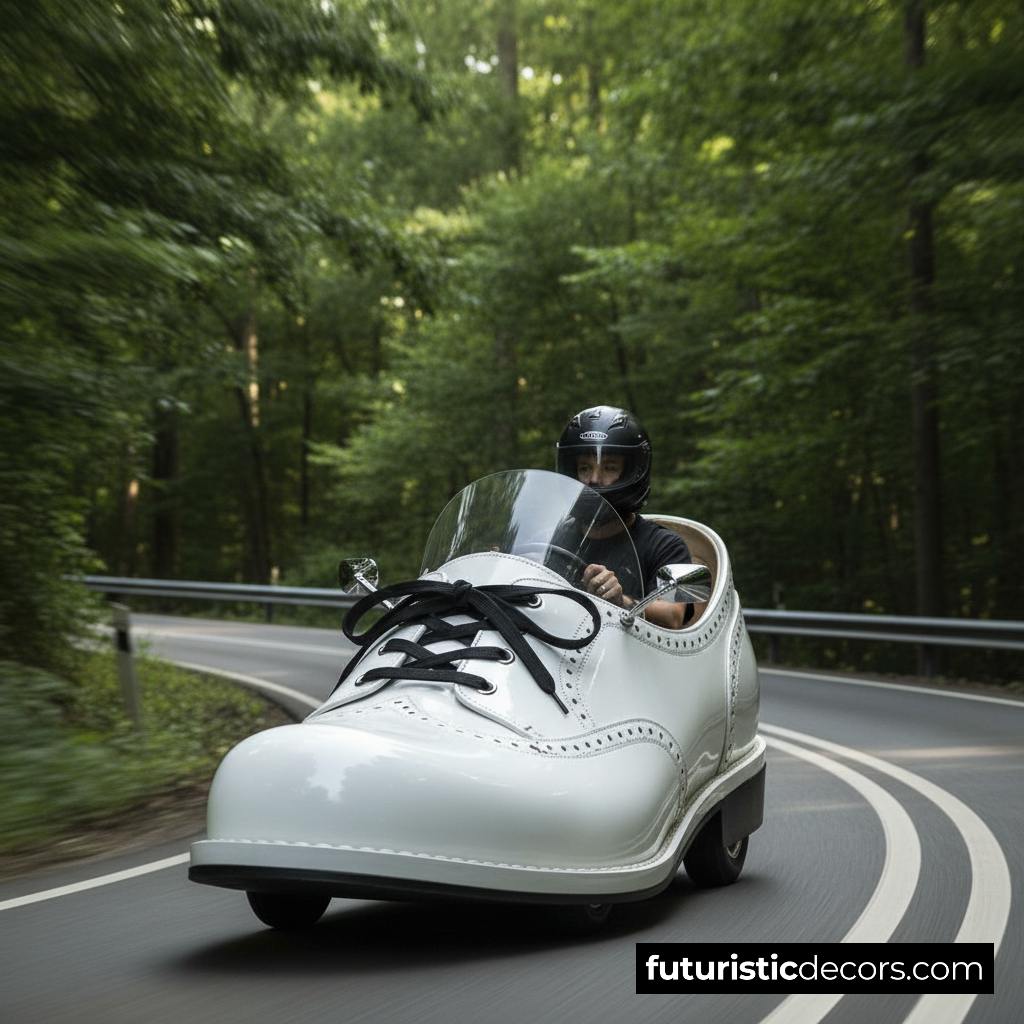 Leather Shoe Shaped Car