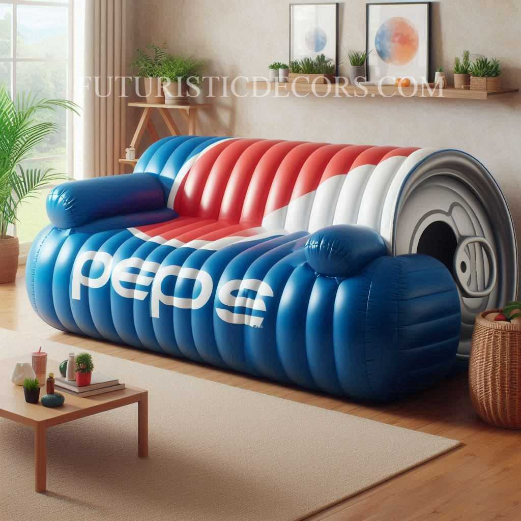 Pepsi Shaped Sofa