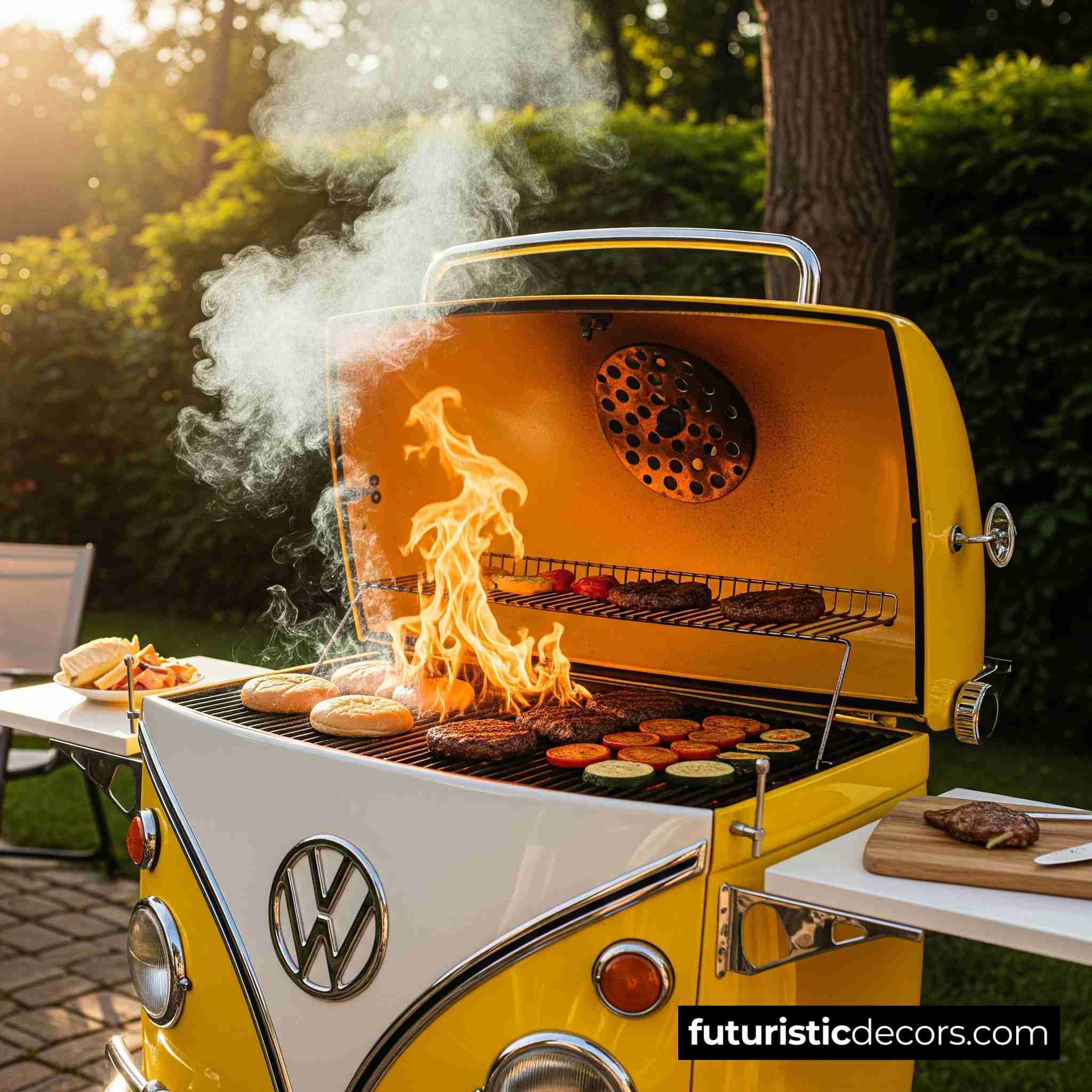 VW Bus BBQ Grill