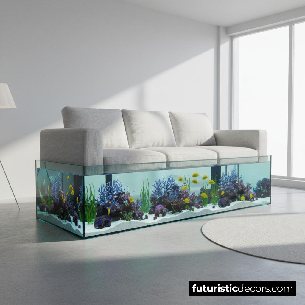 aquarium sofa