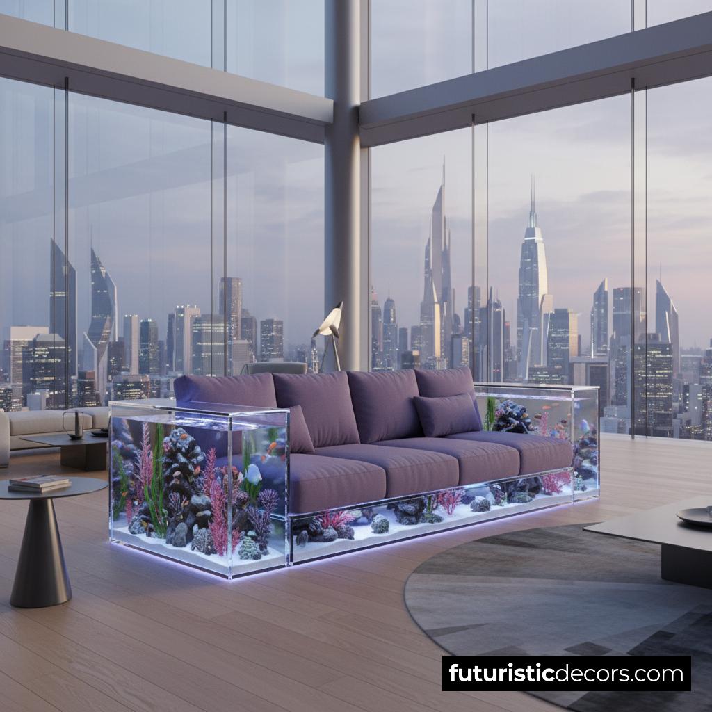 aquarium sofa
