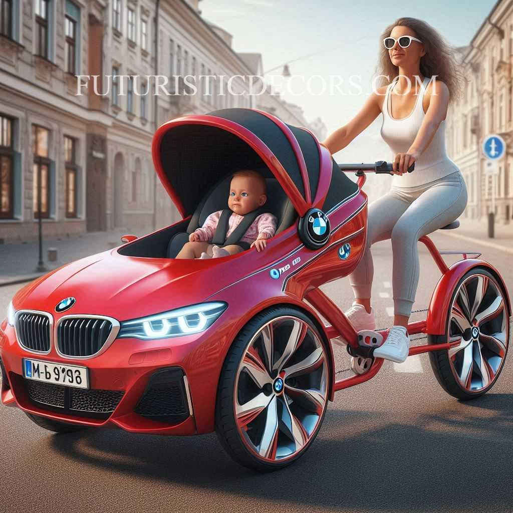 Bmw baby stroller with car seat hotsell