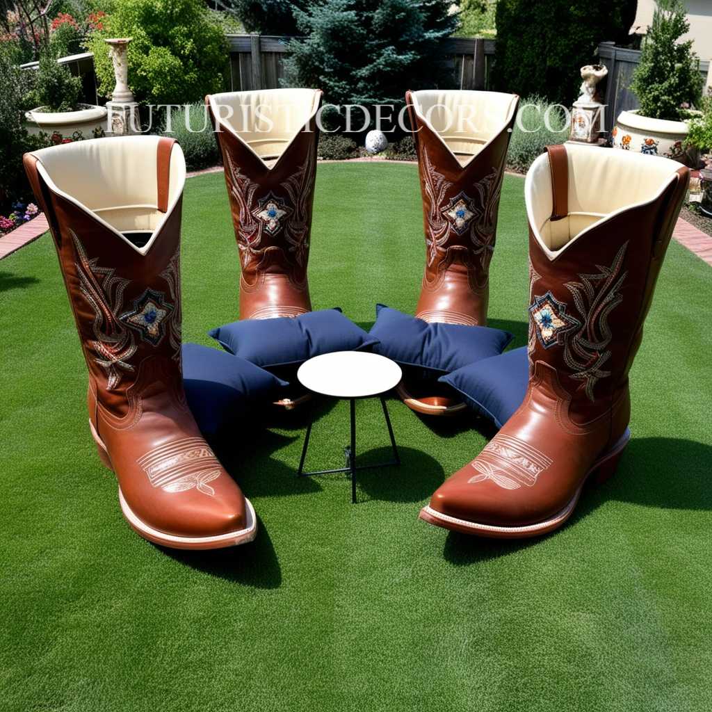 Boots Themed Patio Set