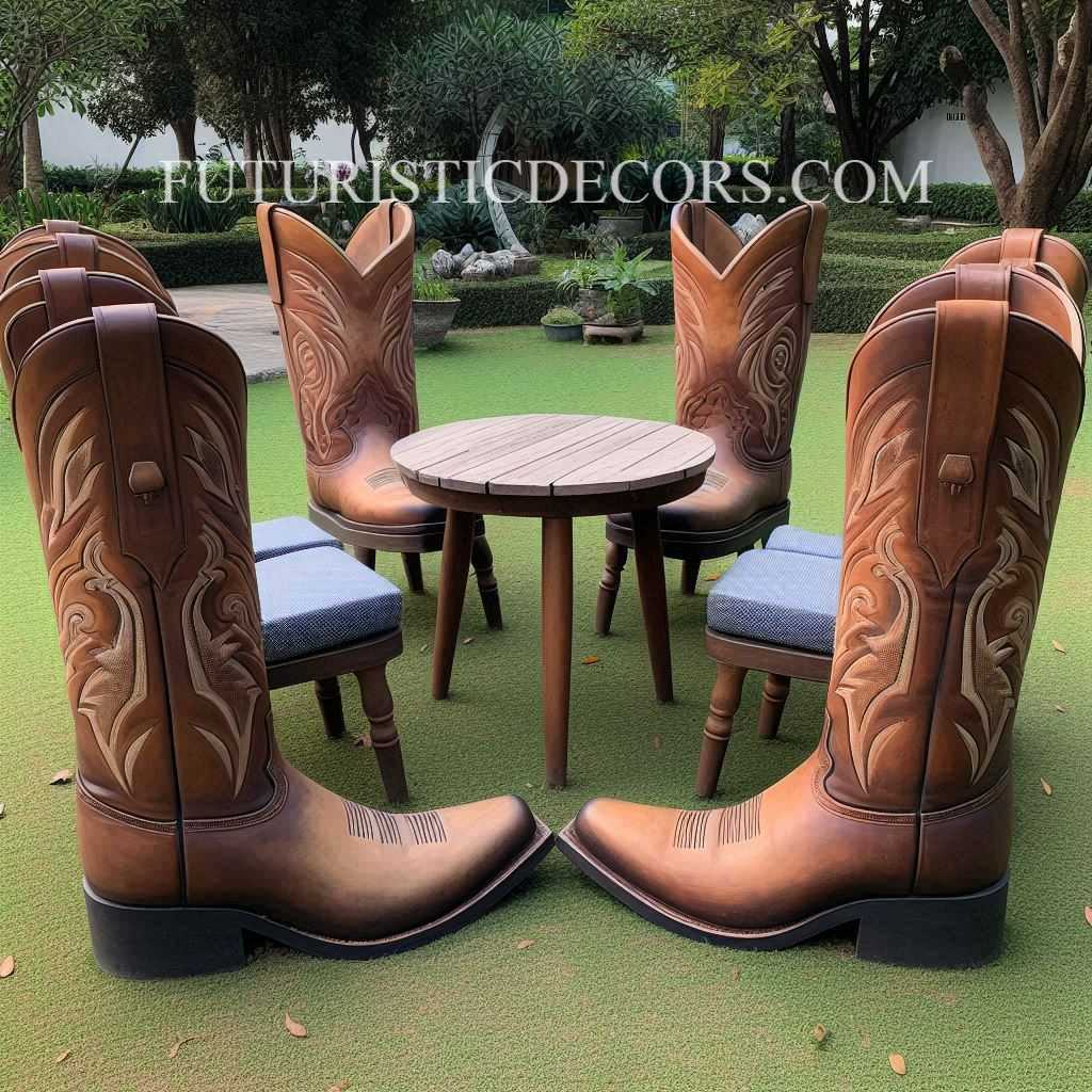 Boots Themed Patio Set