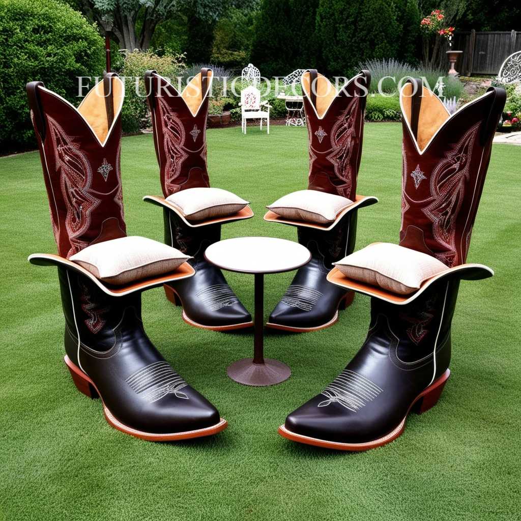 Boots Themed Patio Set