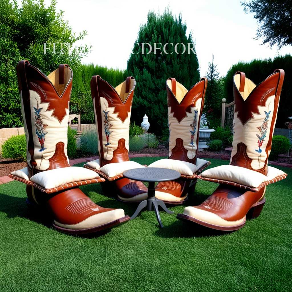 Boots Themed Patio Set