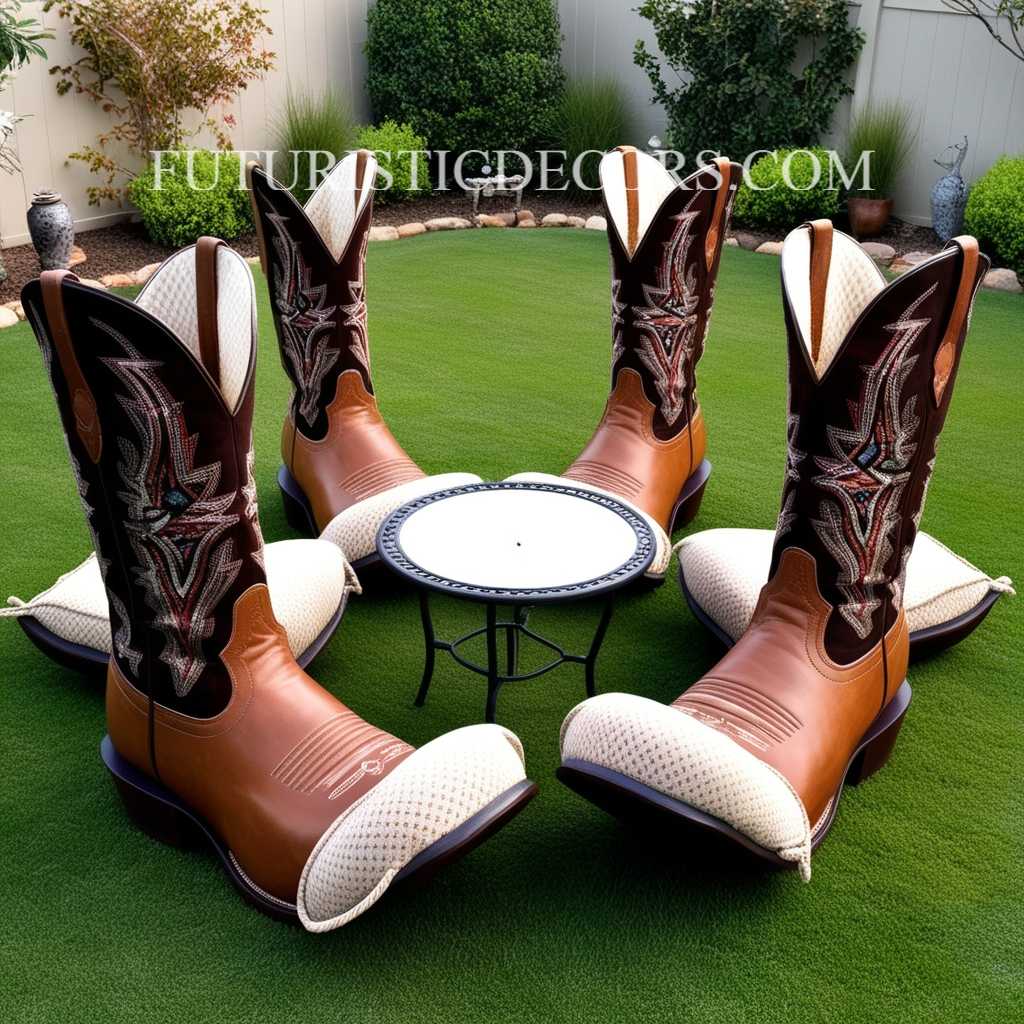 Boots Themed Patio Set