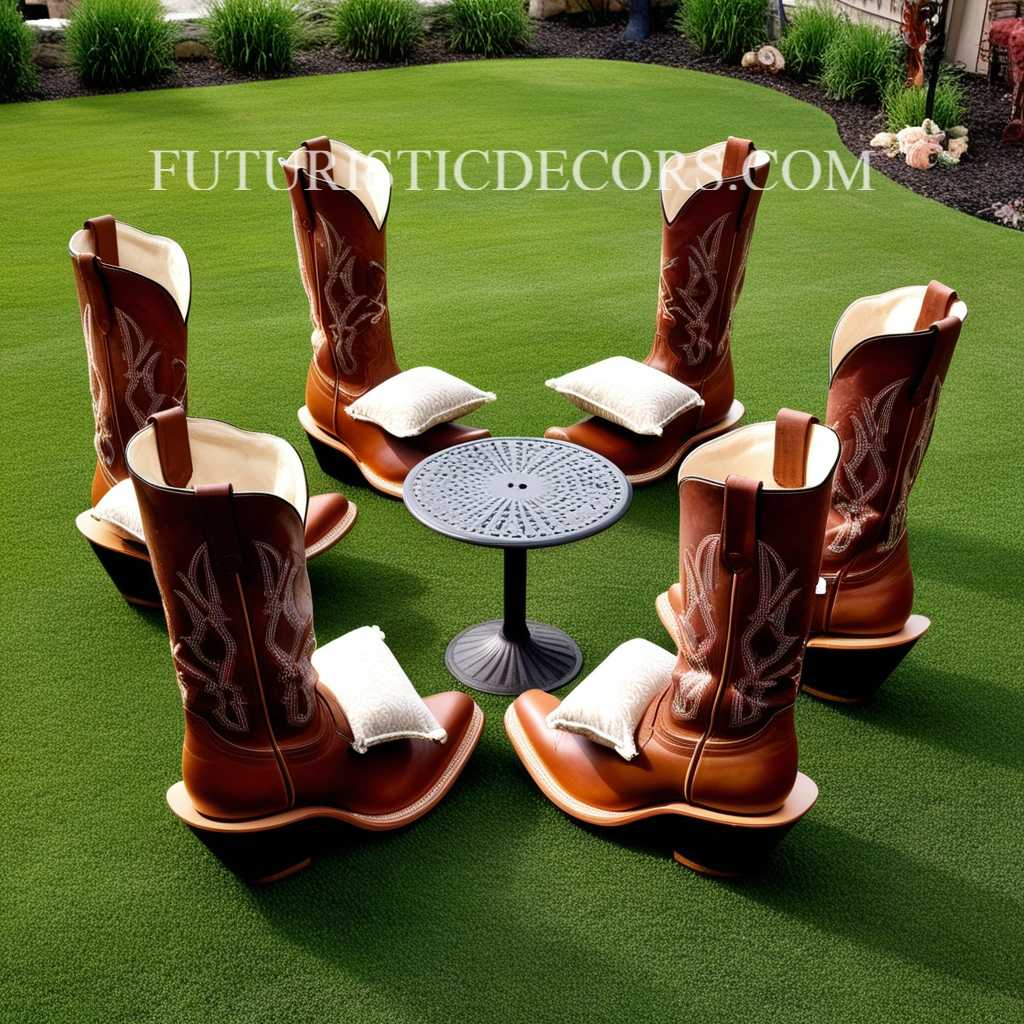 Boots Themed Patio Set