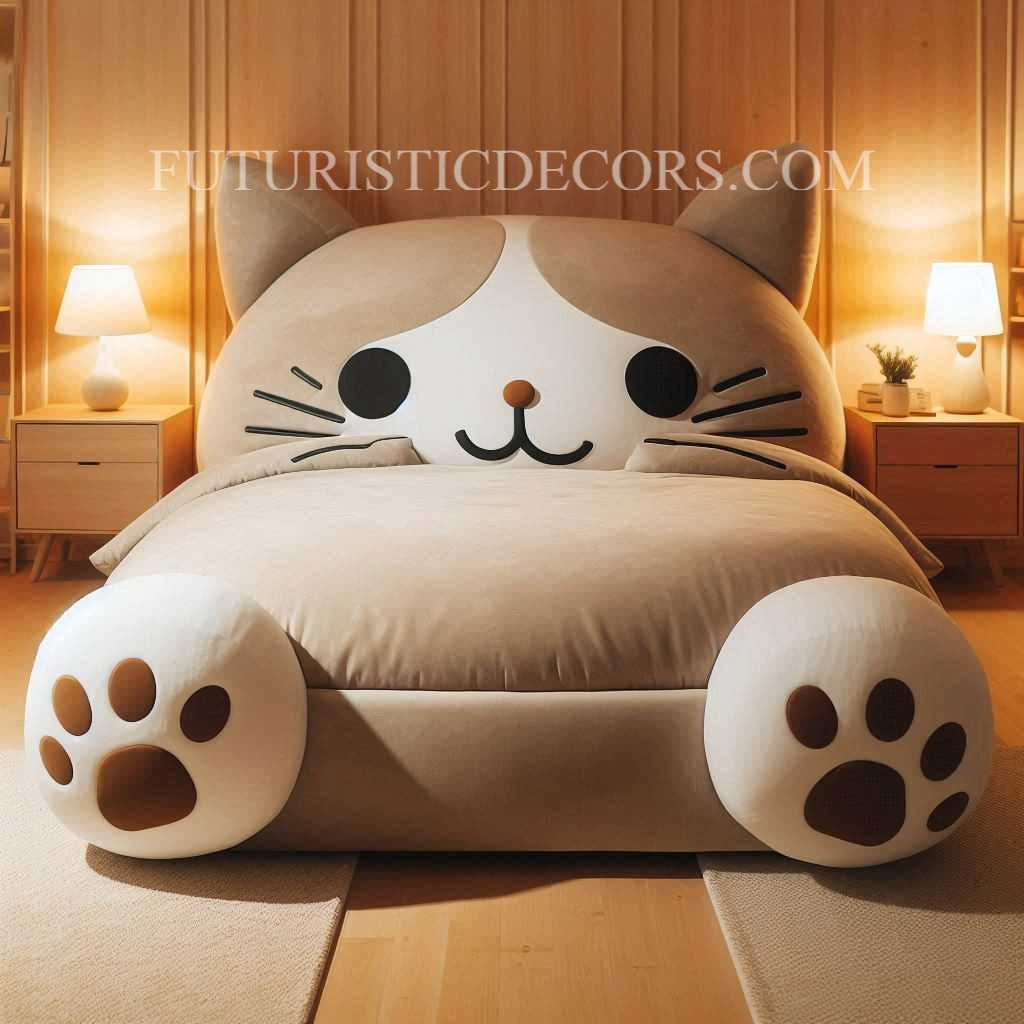 Cat Shaped Beds