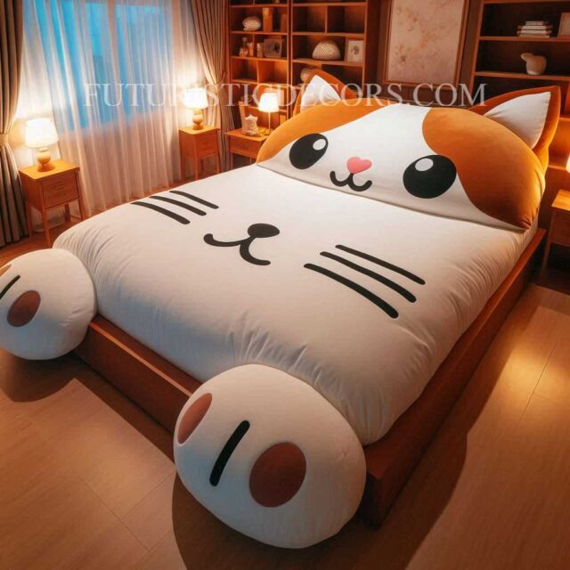 Cat Shaped Beds