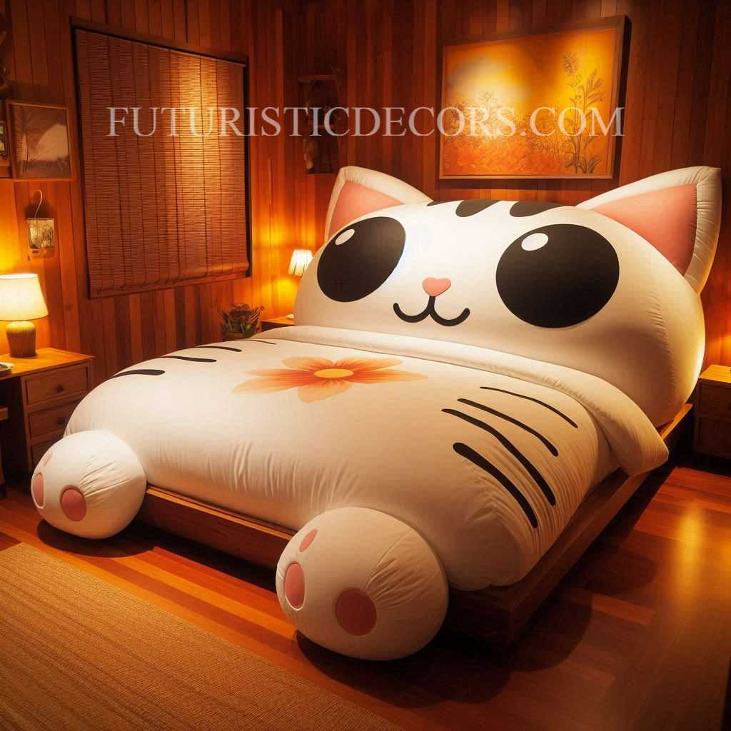 Cat Shaped Beds