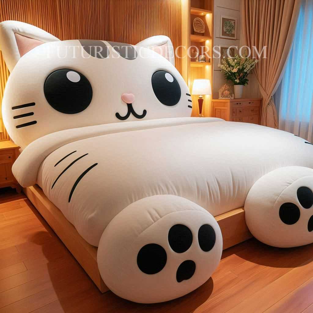 Cat Shaped Beds