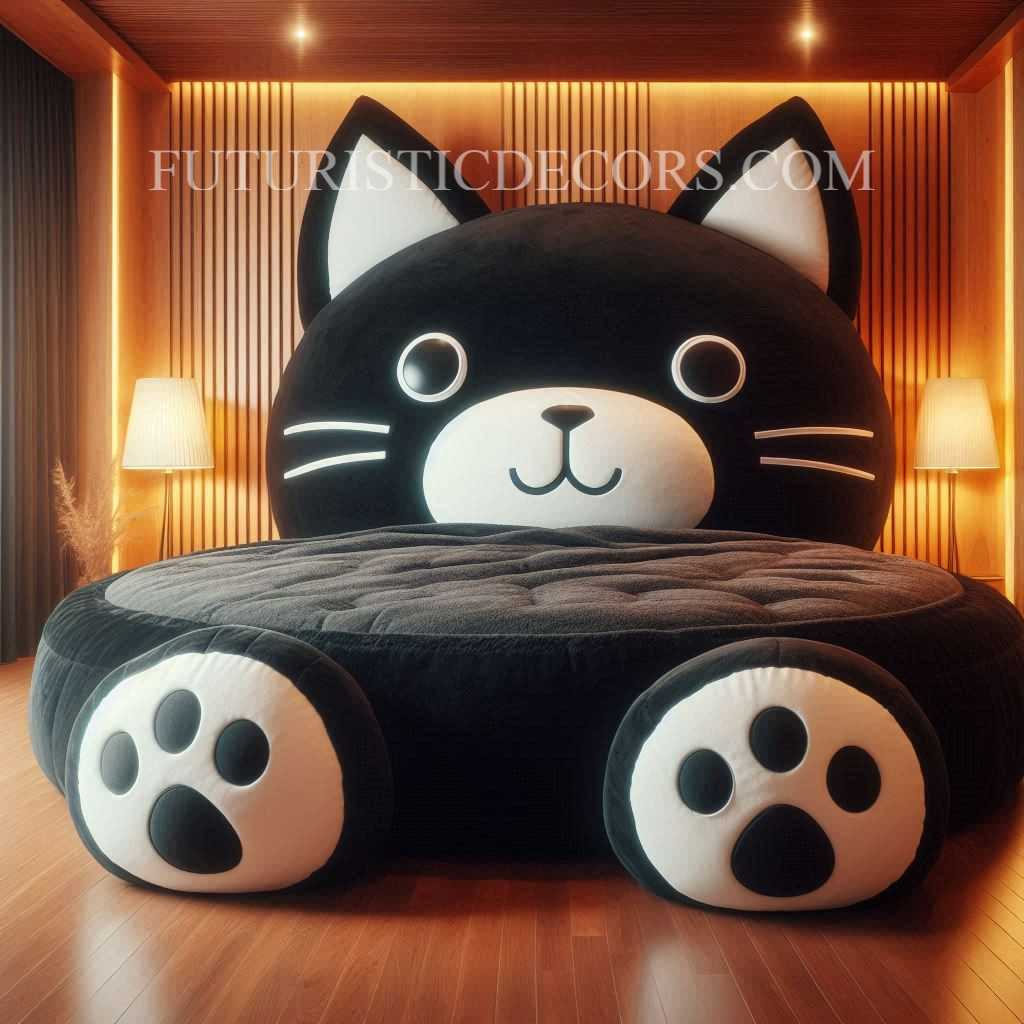 Cat Shaped Beds