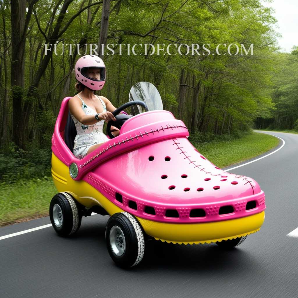 Crocs Shaped Cars