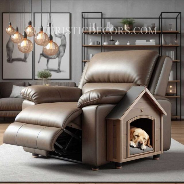 Recliners With Built-In Dog Houses