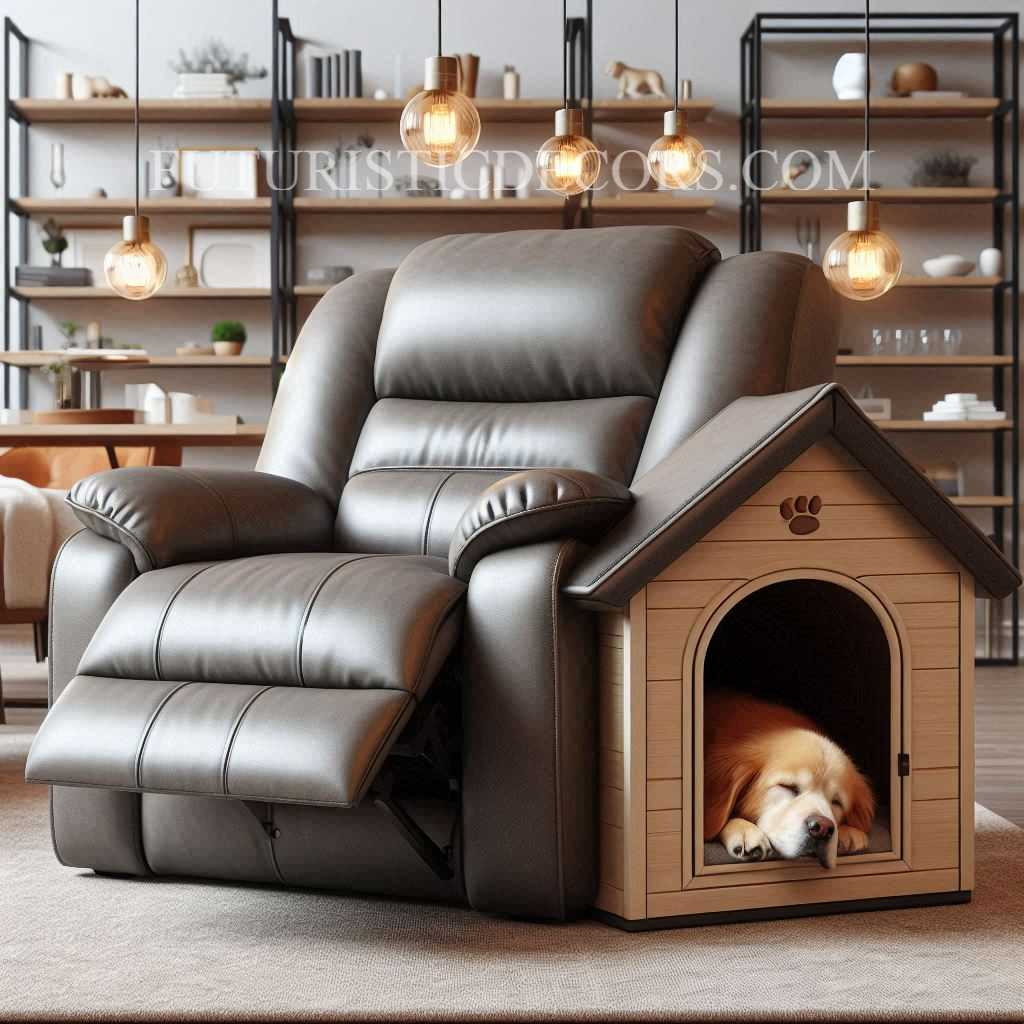 Recliners With Built-In Dog Houses