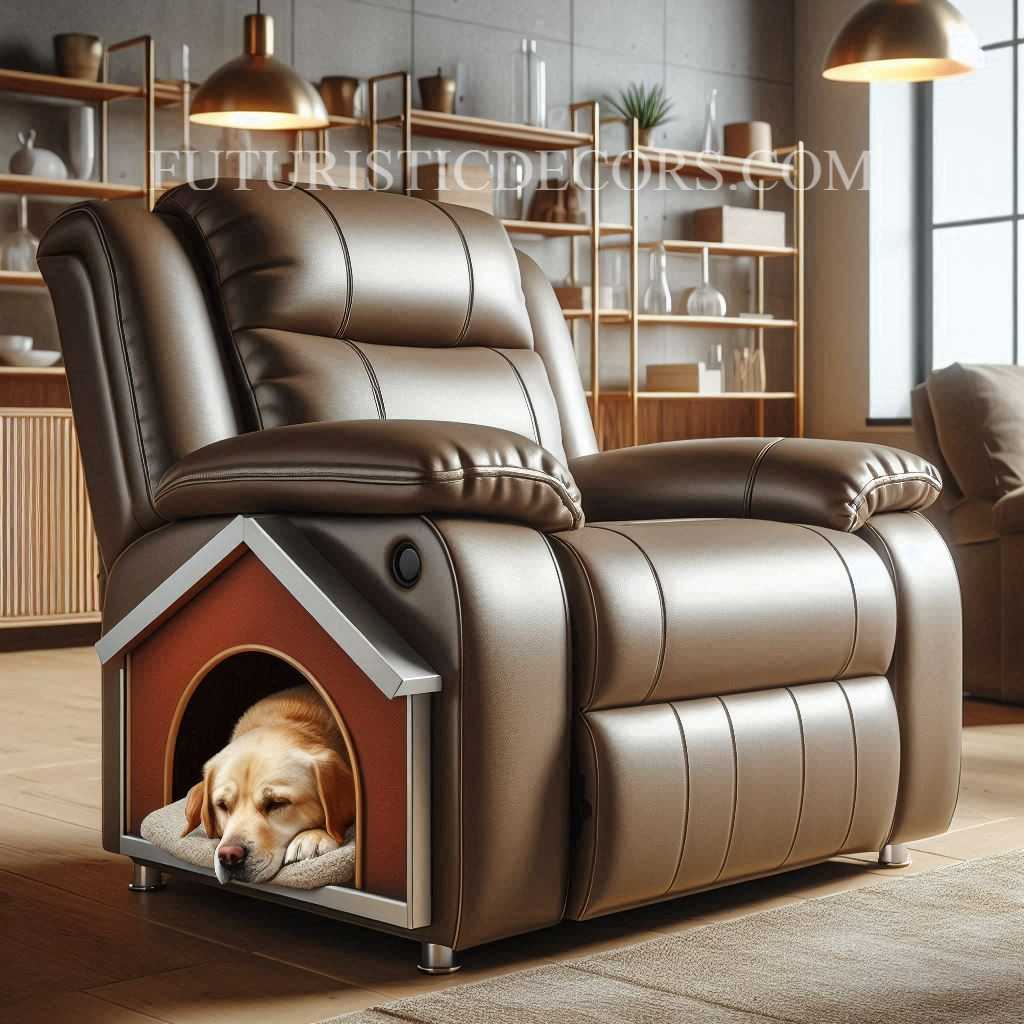 Recliners With Built-In Dog Houses