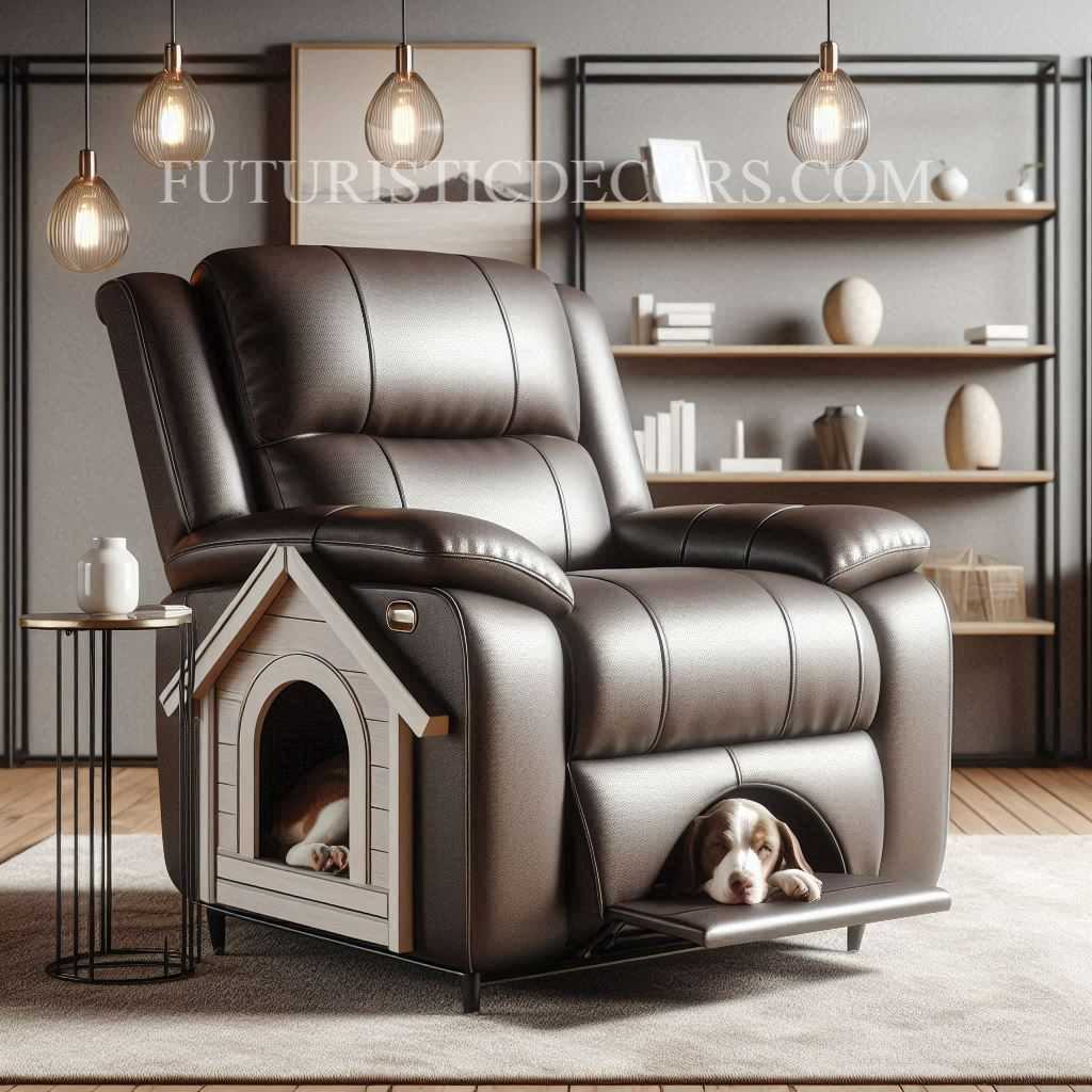 Recliners With Built-In Dog Houses