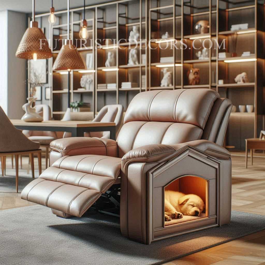 Recliners With Built-In Dog Houses