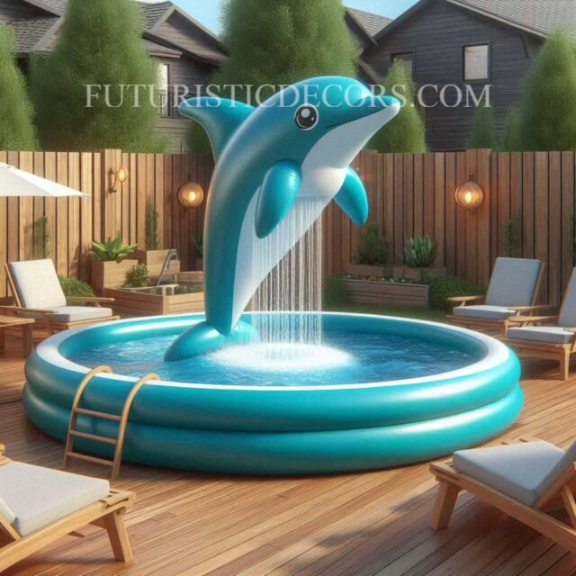 Dolphin Inflatable Shower Pools