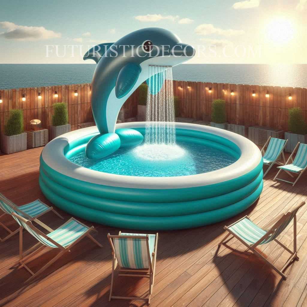 Dolphin Inflatable Shower Pools