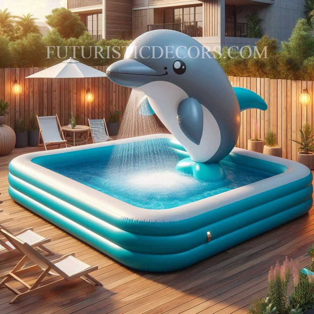 Dolphin Inflatable Shower Pools