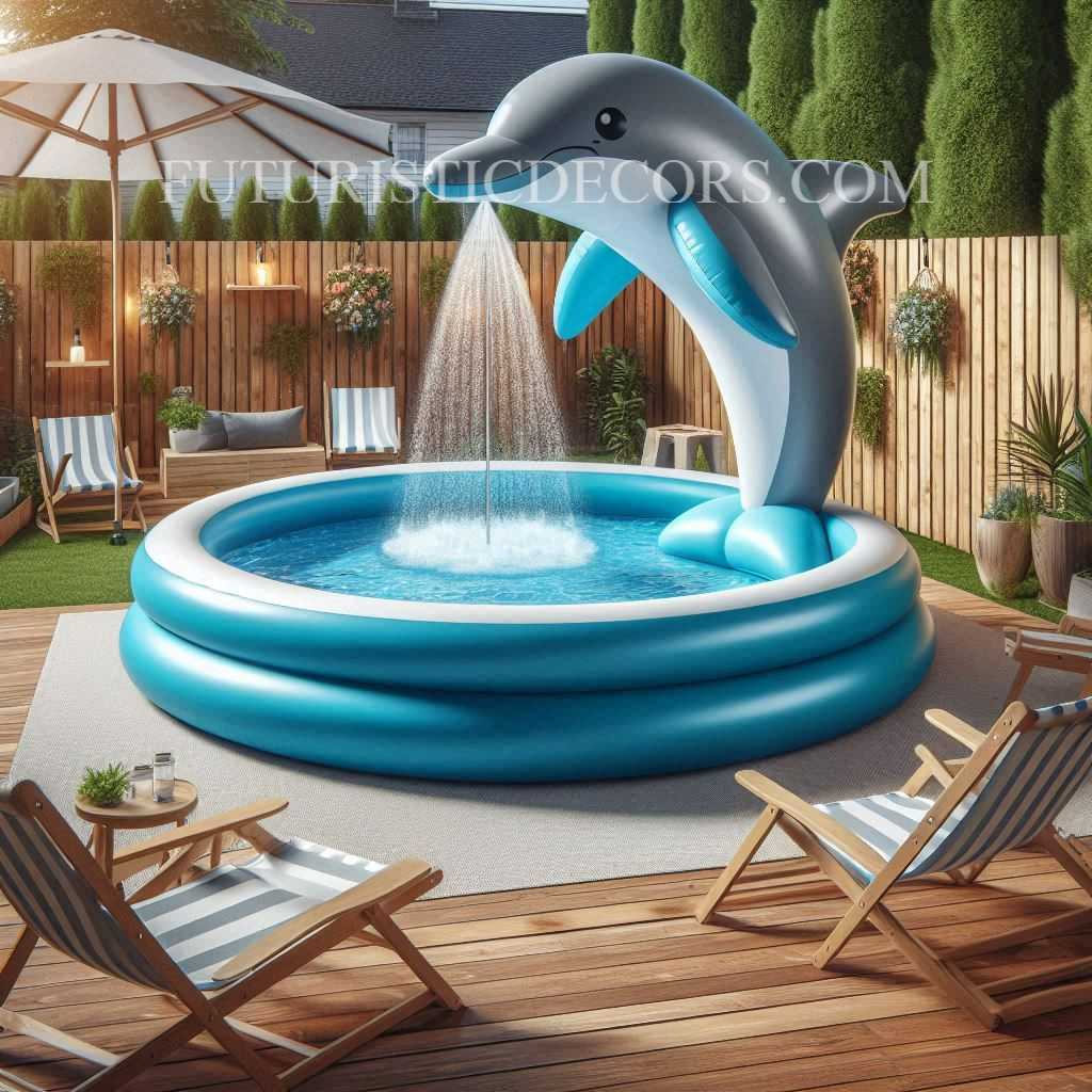 Dolphin Inflatable Shower Pools