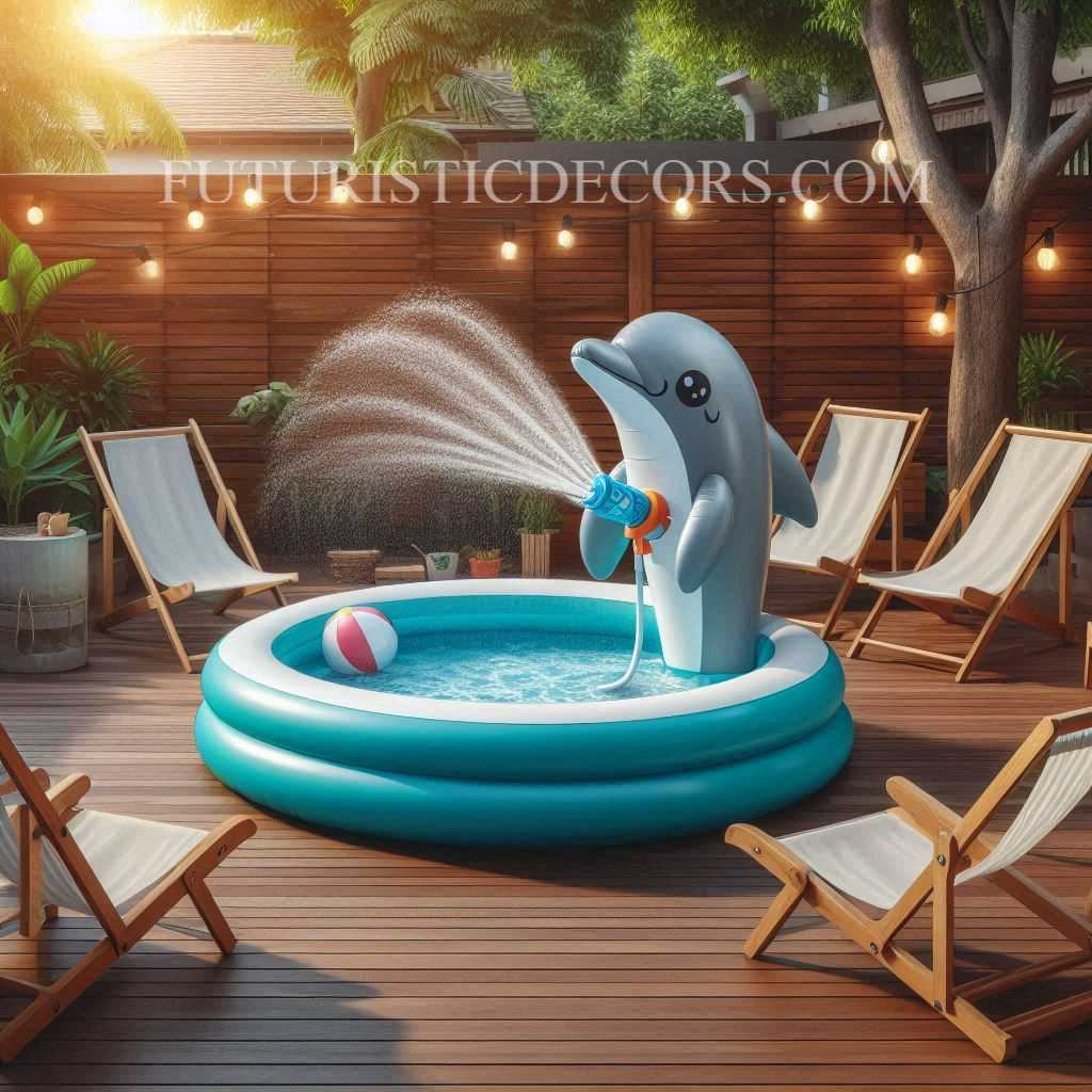 Dolphin Inflatable Shower Pools