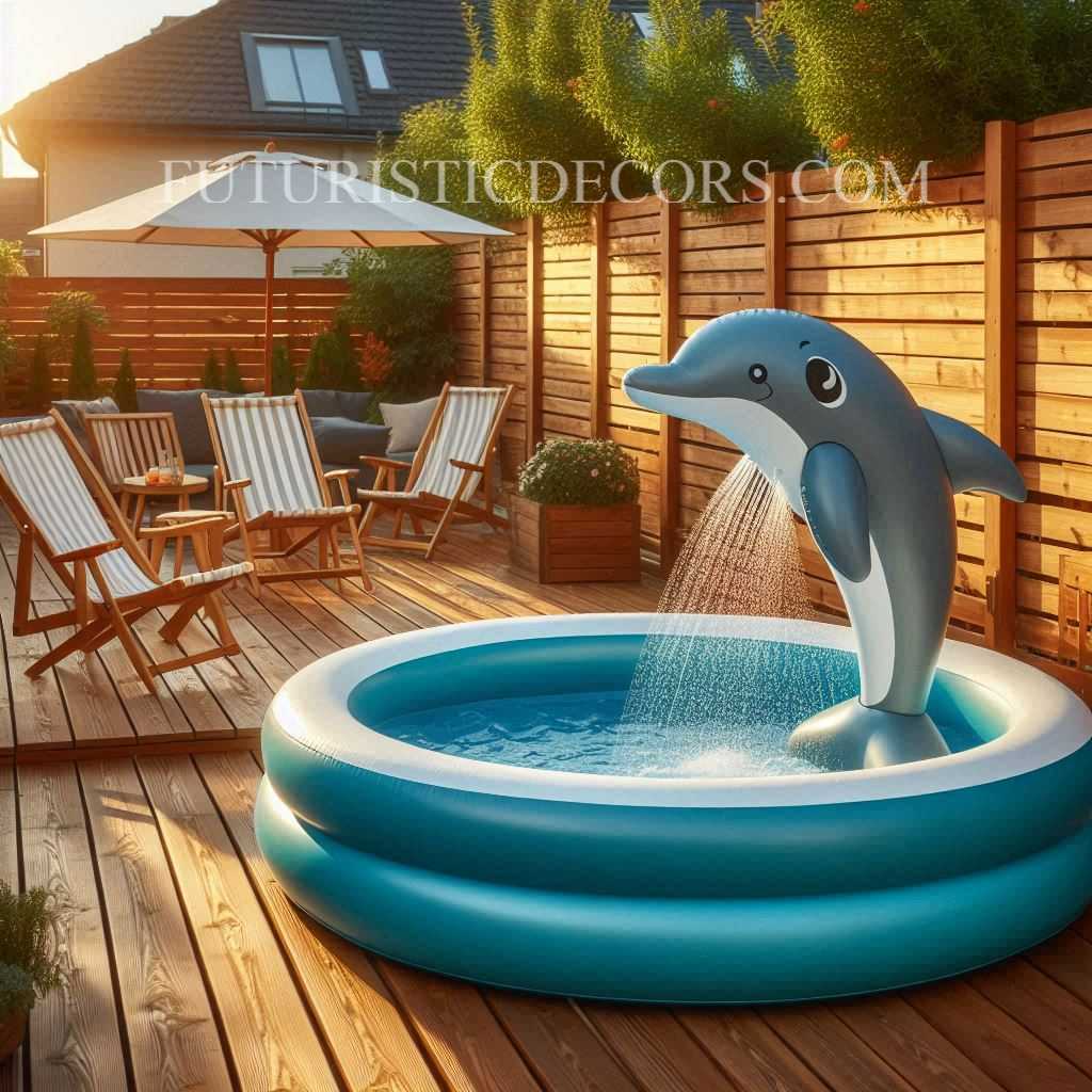 Dolphin Inflatable Shower Pools