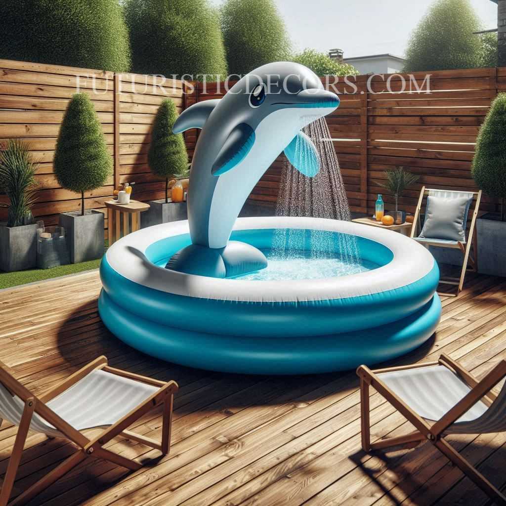 Dolphin Inflatable Shower Pools