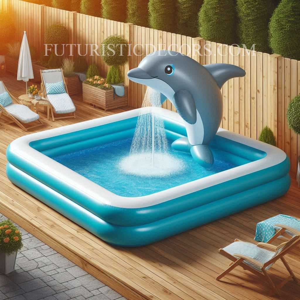 Dolphin Inflatable Shower Pools