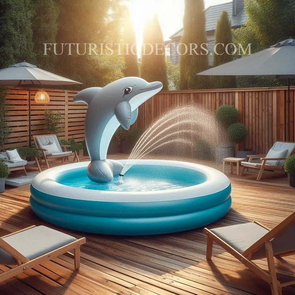 Dolphin Inflatable Shower Pools