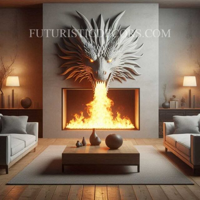 Dragon Fireplace