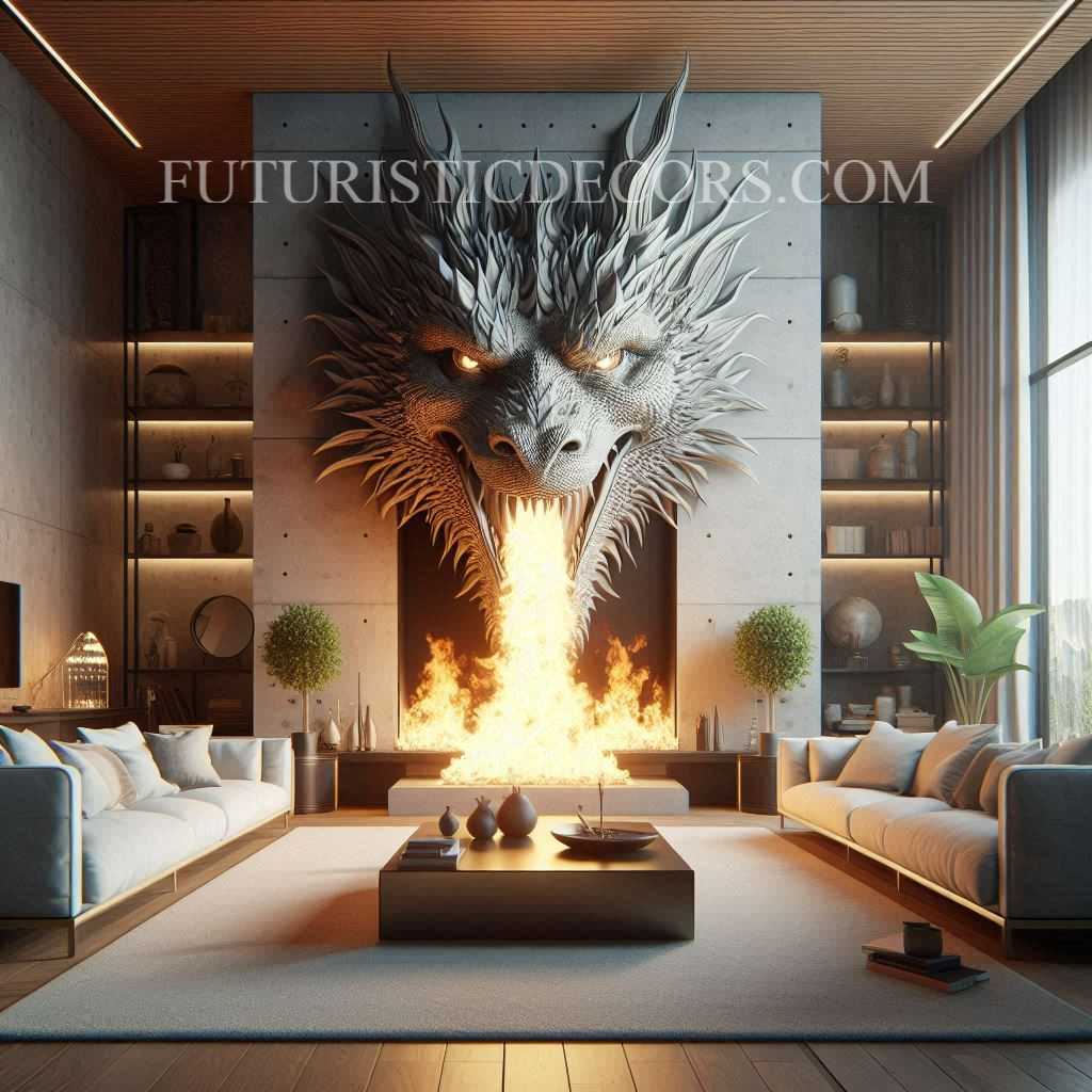 Dragon Fireplace