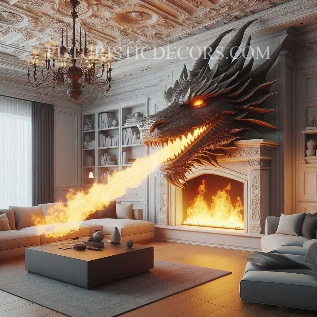 Dragon Fireplace