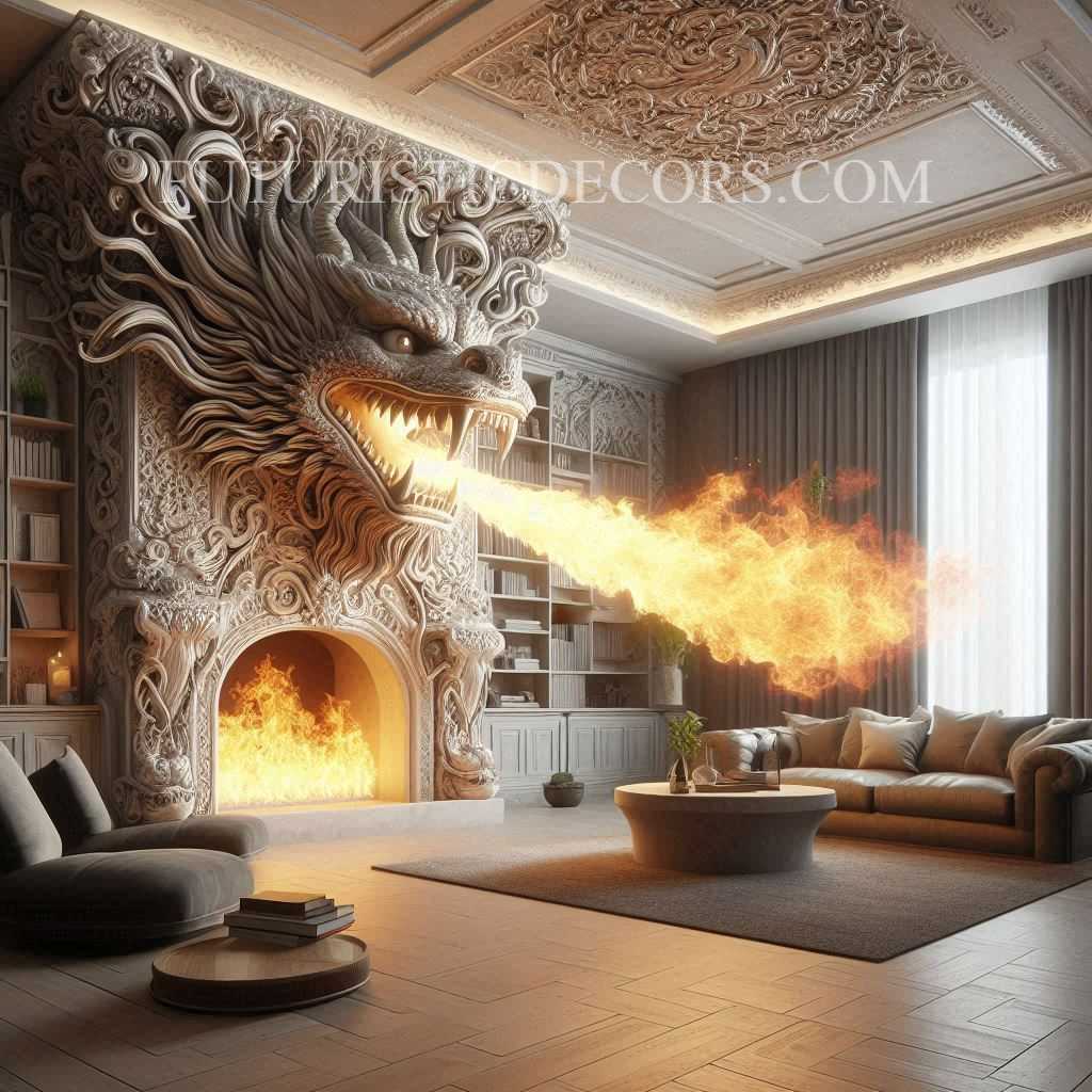 Dragon Fireplace