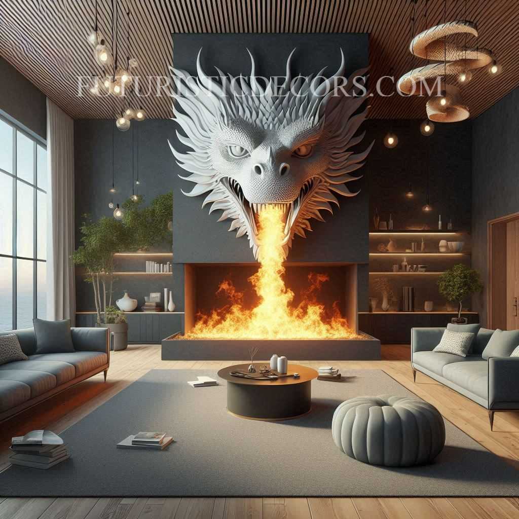 Dragon Fireplace