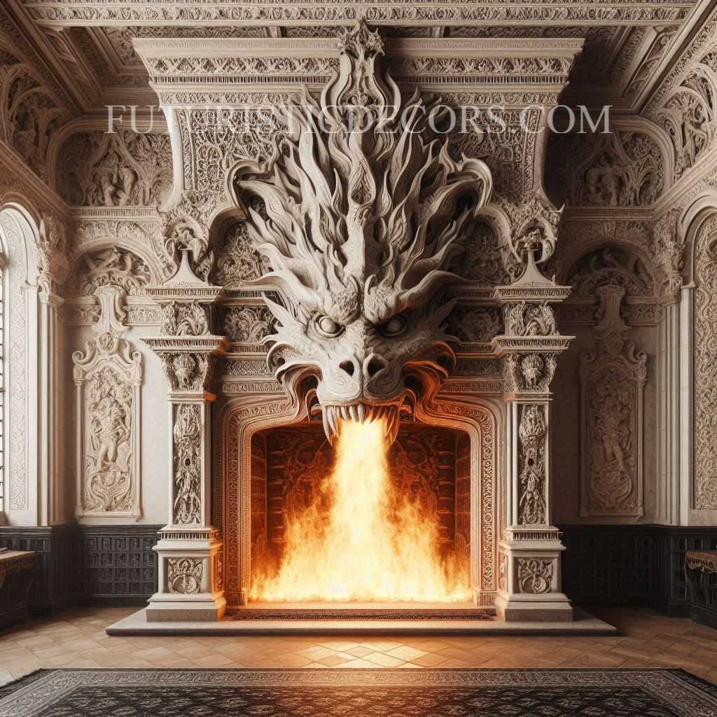 Dragon Fireplace